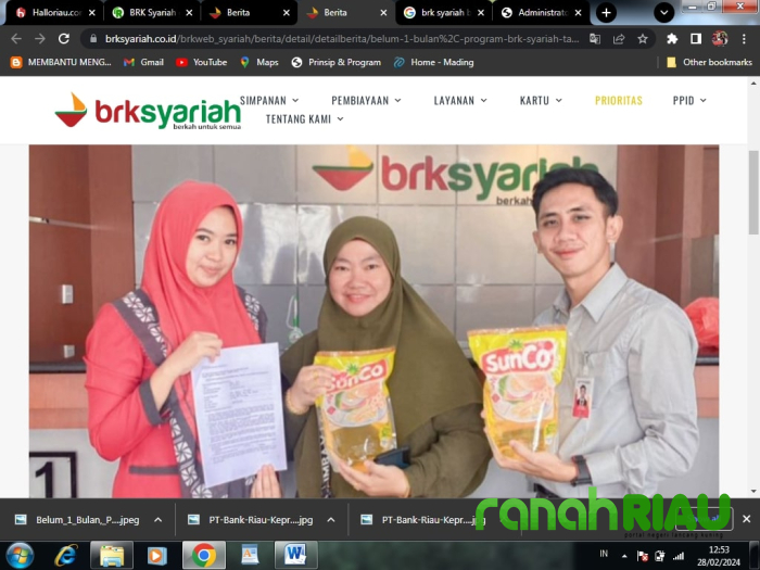 BRK Syariah gelar Promo Menabung dapat Minyak Goreng Gratis